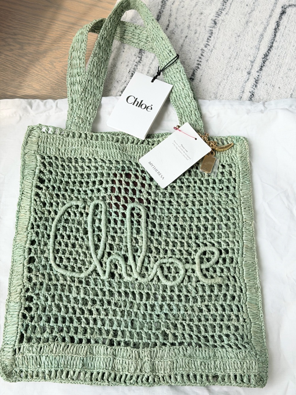 Chloe banana tote green - Picture 7 of 11